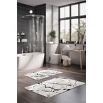 Casa si Gradina - Textile si covoare - Covoare - Covorase baie - Set covorase de baie, L'essentiel Maison, multicolor, 40x60 cm, 60x100 cm, 100% poliester, antiderapant, 323CTW1272 - Infinity.ro