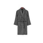 Casa si Gradina - Textile si covoare - Textile baie - Halate de baie - Halat de baie, L'essentiel Maison, gri inchis, marimea l, 77% bumbac, 23% bambus - Infinity.ro