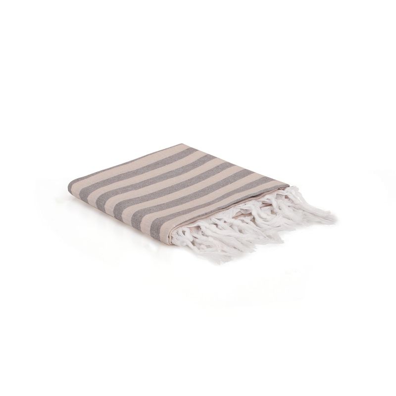 Casa si Gradina - Textile si covoare - Textile baie - Prosoape - Prosop de plaja fouta, L'essentiel Maison, maro, 90x170 cm, 100% bumbac - Infinity.ro
