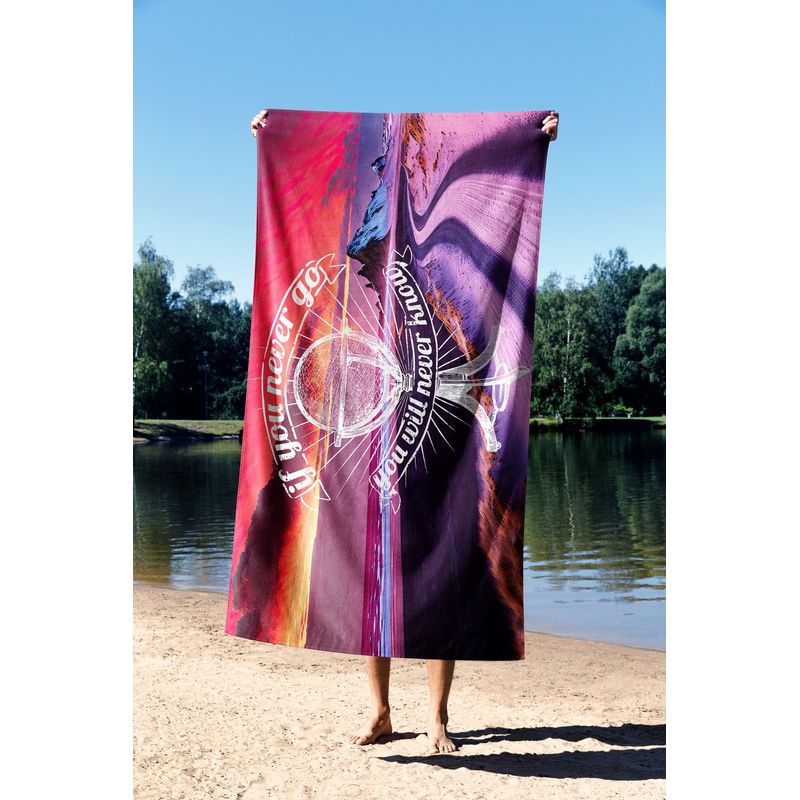 Casa si Gradina - Textile si covoare - Textile baie - Prosoape - Prosop de plaja, L'essentiel Maison, multicolor, 70x130 cm, microfibra, 450AST1152 - Infinity.ro