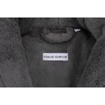 Casa si Gradina - Textile si covoare - Textile baie - Halate de baie - Halat de baie, L'essentiel Maison, gri inchis, marimea l, 77% bumbac, 23% bambus - Infinity.ro