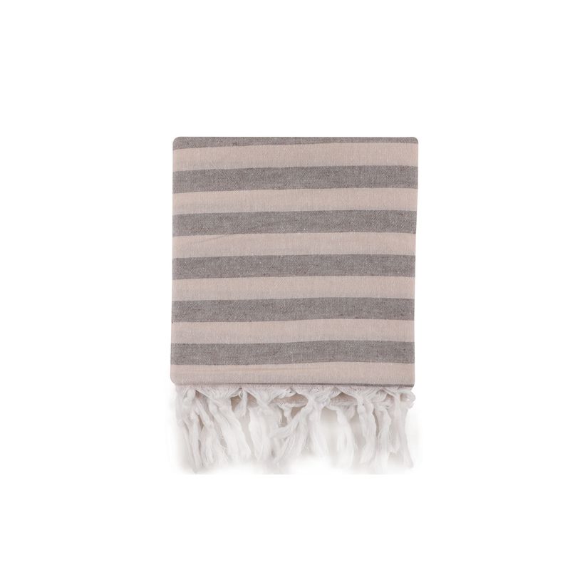 Casa si Gradina - Textile si covoare - Textile baie - Prosoape - Prosop de plaja fouta, L'essentiel Maison, maro, 90x170 cm, 100% bumbac - Infinity.ro