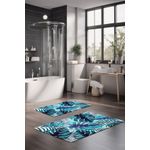 Casa si Gradina - Textile si covoare - Covoare - Covorase baie - Set covorase de baie, L'essentiel Maison, multicolor, 40x60 cm si 60x100 cm, 100% poliester, antiderapant, 323CTW1368 - Infinity.ro