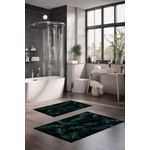 Casa si Gradina - Textile si covoare - Covoare - Covorase baie - Set covorase de baie, L'essentiel Maison, multicolor, 40x60 cm si 60x100 cm, 100% poliester, antiderapant, 323CTW1437 - Infinity.ro