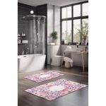 Casa si Gradina - Textile si covoare - Covoare - Covorase baie - Set covorase de baie, L'essentiel Maison, multicolor, 40x60 cm si 60x100 cm, 100% poliester, antiderapant, 323CTW1350 - Infinity.ro