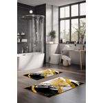 Casa si Gradina - Textile si covoare - Covoare - Covorase baie - Set covorase de baie, L'essentiel Maison, multicolor, 40x60 cm si 60x100 cm, 100% poliester, antiderapant, 323CTW1369 - Infinity.ro