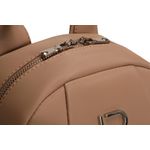 Fashion, accesorii si bijuterii - Femei - Accesorii femei - Genti si rucsacuri femei - Rucsac, Lucky Bees, piele polivinilica, camel, 27x15x33 cm - Infinity.ro