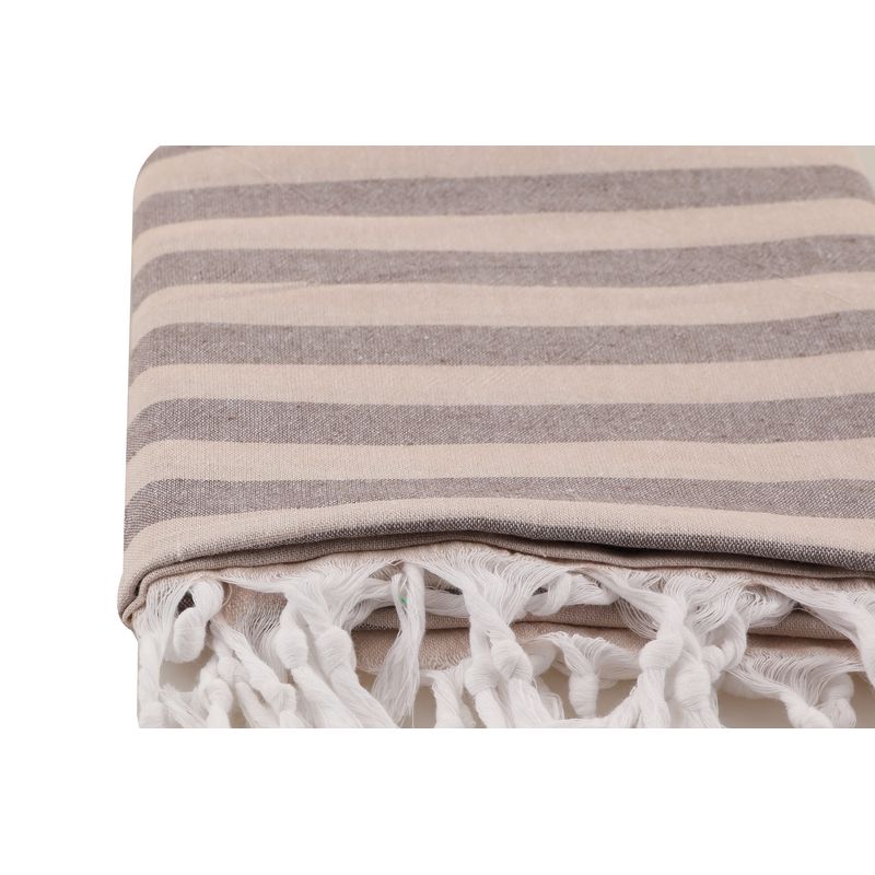 Casa si Gradina - Textile si covoare - Textile baie - Prosoape - Prosop de plaja fouta, L'essentiel Maison, maro, 90x170 cm, 100% bumbac - Infinity.ro