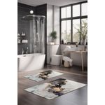Casa si Gradina - Textile si covoare - Covoare - Covorase baie - Set covorase de baie, L'essentiel Maison, multicolor, 40x60 cm, 60x100 cm, 100% poliester, antiderapant, 323CTW1128 - Infinity.ro