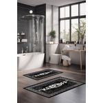 Casa si Gradina - Textile si covoare - Covoare - Covorase baie - Set covorase de baie, L'essentiel Maison, multicolor, 40x60 cm si 60x100 cm, 100% poliester, antiderapant, 323CTW1384 - Infinity.ro