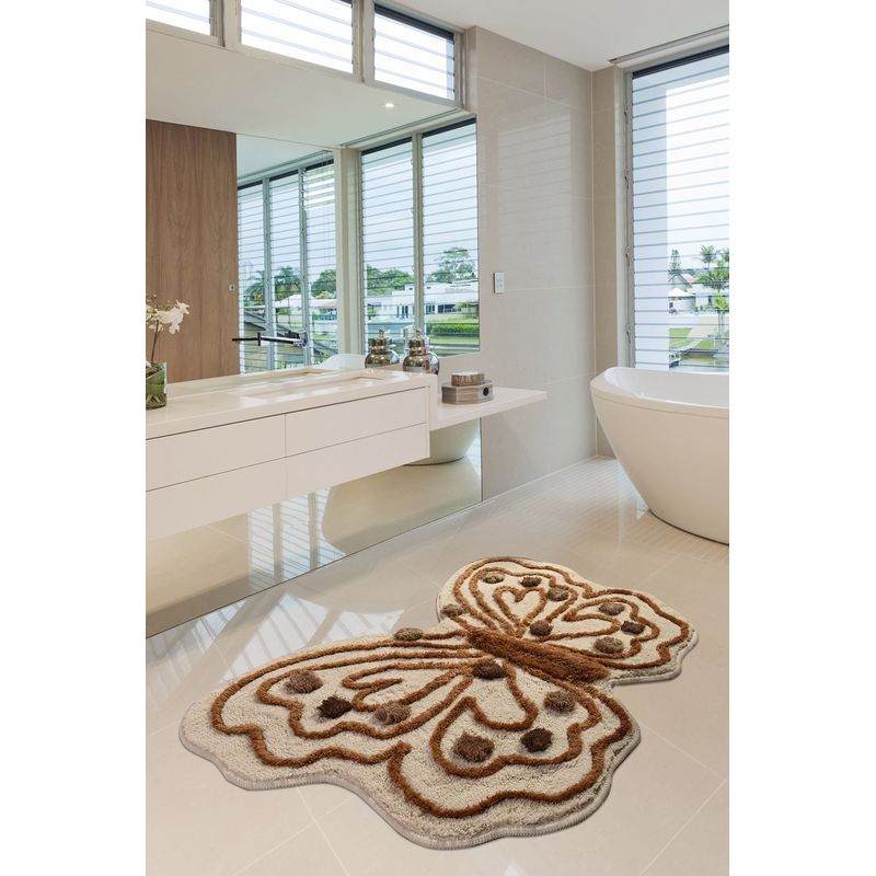 Casa si Gradina - Textile si covoare - Covoare - Covorase baie - Covoras de baie, L'essentiel Maison, multicolor, 70x120 cm, 100% acrilic, antiderapant, 351ALS1007 - Infinity.ro