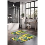 Casa si Gradina - Textile si covoare - Covoare - Covorase baie - Set covorase de baie, L'essentiel Maison, multicolor, 40x60 cm si 60x100 cm, 100% poliester, antiderapant, 323CTW1418 - Infinity.ro
