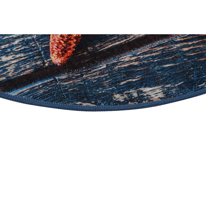 Casa si Gradina - Textile si covoare - Covoare - Covorase baie - Covoras de baie, L'essentiel Maison, multicolor, diametru 100 cm, 100% poliester, antiderapant, 359CHL4288 - Infinity.ro