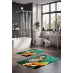 Casa si Gradina - Textile si covoare - Covoare - Covorase baie - Set covorase de baie, L'essentiel Maison, multicolor, 40x60 cm si 60x100 cm, 100% poliester, antiderapant, 323CTW1206 - Infinity.ro