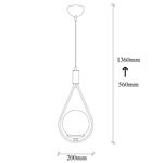 Casa si Gradina - Corpuri si surse de iluminat - Lustre si pendule - Candelabru, Opviq, fier, negru, 20x15x136 cm, 536NTD1133 - Infinity.ro