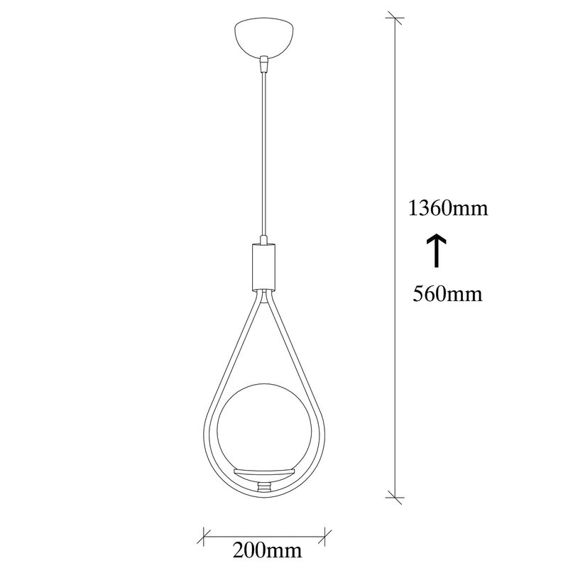 Casa si Gradina - Corpuri si surse de iluminat - Lustre si pendule - Candelabru, Opviq, fier, negru, 20x15x136 cm, 536NTD1133 - Infinity.ro