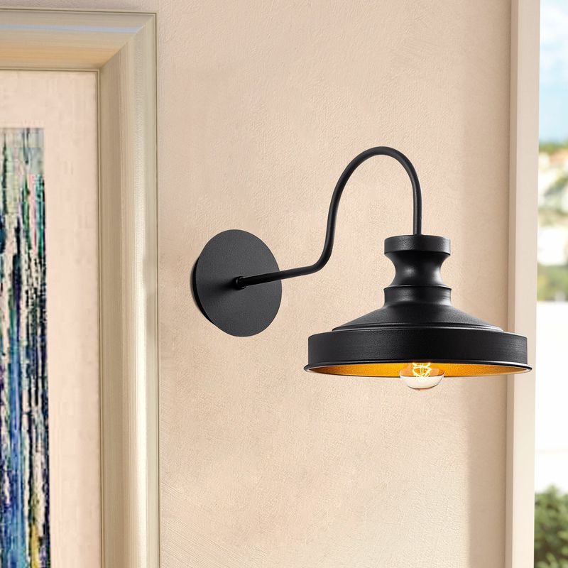 Casa si Gradina - Corpuri si surse de iluminat - Plafoniere, aplice si spoturi - Aplica de perete, Opviq, metal, negru, 22x42x23 cm - Infinity.ro