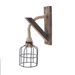 Casa si Gradina - Corpuri si surse de iluminat - Lustre si pendule - Lampa de masa, Opviq, teava de fier, negru si bej, 45x20x15 cm - Infinity.ro