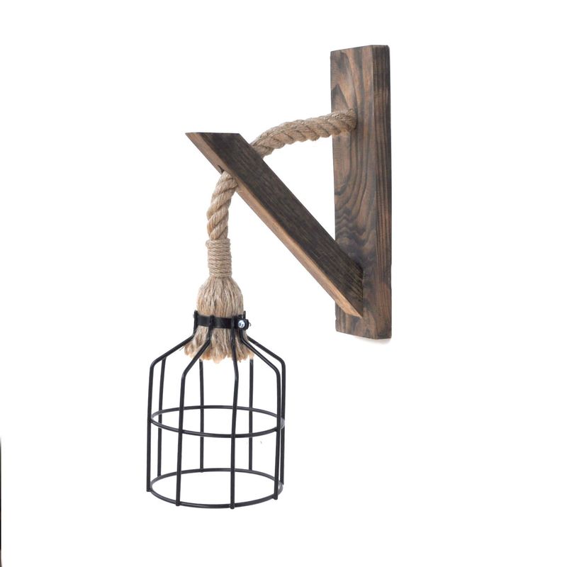 Casa si Gradina - Corpuri si surse de iluminat - Lustre si pendule - Lampa de masa, Opviq, teava de fier, negru si bej, 45x20x15 cm - Infinity.ro