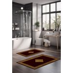 Casa si Gradina - Textile si covoare - Covoare - Covorase baie - Set covorase de baie, L'essentiel Maison, multicolor, 40x60 cm si 60x100 cm, 100% poliester, antiderapant, 323CTW1176 - Infinity.ro