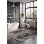 Casa si Gradina - Textile si covoare - Covoare - Covorase baie - Set covorase de baie, L'essentiel Maison, multicolor, 40x60 cm si 60x100 cm, 100% poliester, antiderapant, 323CTW1455 - Infinity.ro