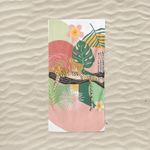 Casa si Gradina - Textile si covoare - Textile baie - Prosoape - Prosop de plaja, L'essentiel Maison, multicolor, 75x150 cm, 60% bumbac, 40% poliester, 349MNT1114 - Infinity.ro