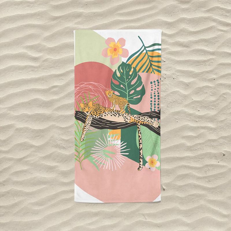 Casa si Gradina - Textile si covoare - Textile baie - Prosoape - Prosop de plaja, L'essentiel Maison, multicolor, 75x150 cm, 60% bumbac, 40% poliester, 349MNT1114 - Infinity.ro