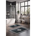 Casa si Gradina - Textile si covoare - Covoare - Covorase baie - Set covorase baie, L'essentiel Maison, multicolor, 40x60 cm si 60x100 cm, 100% poliester, antiderapant, 323CTW1169 - Infinity.ro