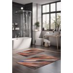 Casa si Gradina - Textile si covoare - Covoare - Covorase baie - Set covorase de baie, L'essentiel Maison, multicolor, 40x60 cm si 60x100 cm, 100% poliester, antiderapant, 323CTW1154 - Infinity.ro