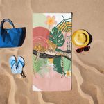 Casa si Gradina - Textile si covoare - Textile baie - Prosoape - Prosop de plaja, L'essentiel Maison, multicolor, 75x150 cm, 60% bumbac, 40% poliester, 349MNT1114 - Infinity.ro