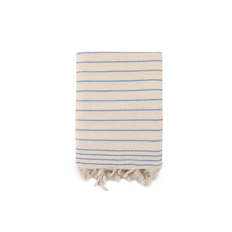 Casa si Gradina - Textile si covoare - Textile baie - Prosoape - Prosop de plaja fouta, L'essentiel Maison, albastru crem, 90x185 cm, 100% bumbac - Infinity.ro