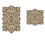 Casa si Gradina - Textile si covoare - Covoare - Covorase baie - Set covorase de baie, L'essentiel Maison, maro, 50x60 cm + 60x100 cm, 100% poliester, antiderapant, 394ANR1471 - Infinity.ro