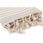 Casa si Gradina - Textile si covoare - Textile baie - Prosoape - Prosop de plaja fouta, L'essentiel Maison, albastru crem, 90x185 cm, 100% bumbac - Infinity.ro