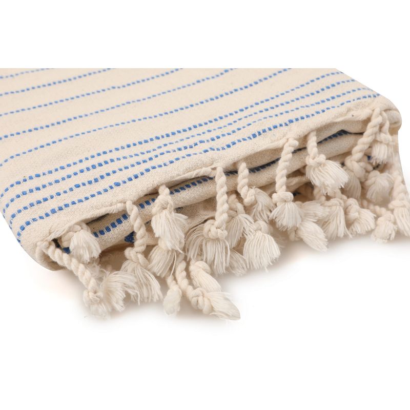 Casa si Gradina - Textile si covoare - Textile baie - Prosoape - Prosop de plaja fouta, L'essentiel Maison, albastru crem, 90x185 cm, 100% bumbac - Infinity.ro