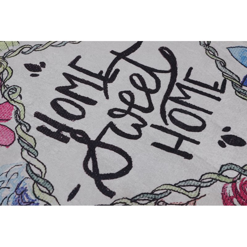 Casa si Gradina - Textile si covoare - Covoare - Covorase baie - Covoras de baie, L'essentiel Maison, multicolor, diametru 80 cm, 100% poliester, antiderapant, 359CHL4571 - Infinity.ro