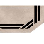 Casa si Gradina - Textile si covoare - Covoare - Covorase baie - Set covorase de baie, L'essentiel Maison, crem, 50x60 cm si 60x100 cm, 100% poliester, antiderapant, 394ANR1579 - Infinity.ro