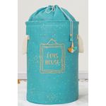 Casa si Gradina - Mobilier - Organizare si depozitare - Recipiente depozitare - Cos din fetru, Aberto Design, albastru, 31x46 cm, 100% polipropilena - Infinity.ro