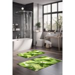 Casa si Gradina - Textile si covoare - Covoare - Covorase baie - Set covorase de baie, L'essentiel Maison, multicolor, 40x60 cm si 60x100 cm, 100% poliester, antiderapant, 323CTW1406 - Infinity.ro