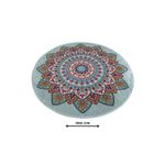 Casa si Gradina - Textile si covoare - Covoare - Covorase baie - Covoras de baie, L'essentiel Maison, multicolor, diametru 100 cm, 100% poliester, antiderapant, 359CHL1447 - Infinity.ro