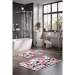 Casa si Gradina - Textile si covoare - Covoare - Covorase baie - Set covorase de baie, L'essentiel Maison, multicolor, 40x60 cm si 60x100 cm, 100% poliester, antiderapant, 323CTW1477 - Infinity.ro