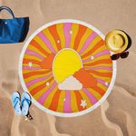 Casa si Gradina - Textile si covoare - Textile baie - Prosoape - Prosop de plaja, L'essentiel Maison, multicolor, 150x150 cm, 60% bumbac, 40% poliester, 349MNT1139 - Infinity.ro