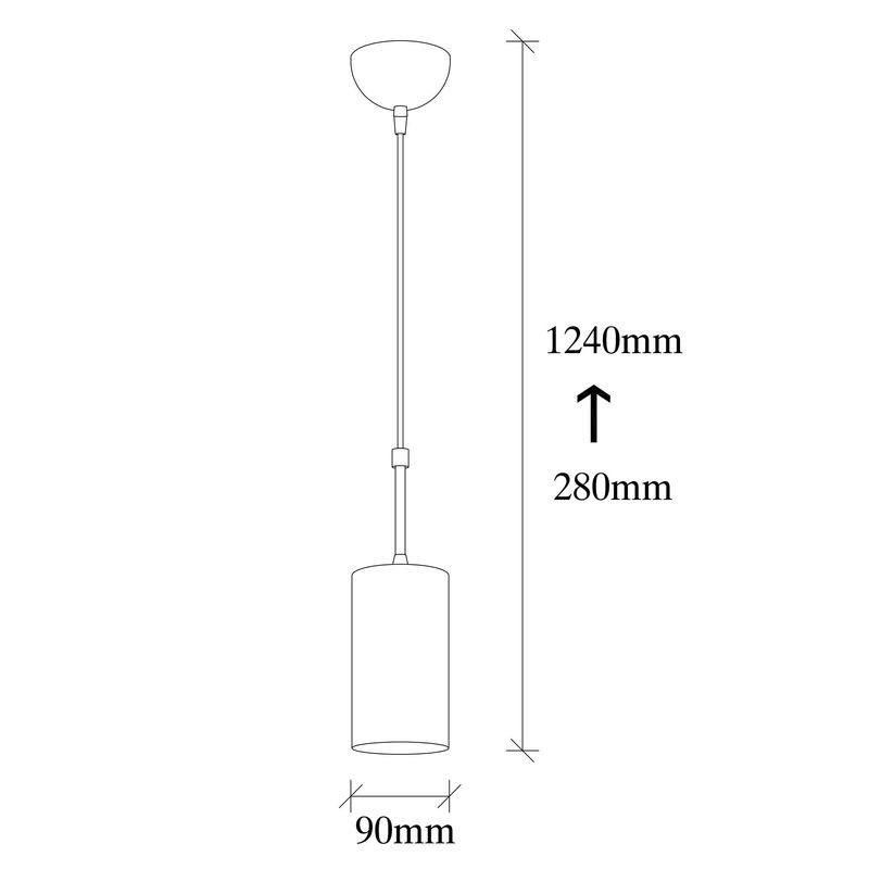 Casa si Gradina - Corpuri si surse de iluminat - Lustre si pendule - Candelabru, Opviq, fier, negru si nichel, diametru 9 cm, inaltime reglabila - Infinity.ro