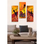 Casa si Gradina - Decoratiuni - Tablouri - Tablou decorativ, Wallxpert, mdf, multicolor, 70x50 cm, set 3 piese, 537MRV5112 - Infinity.ro