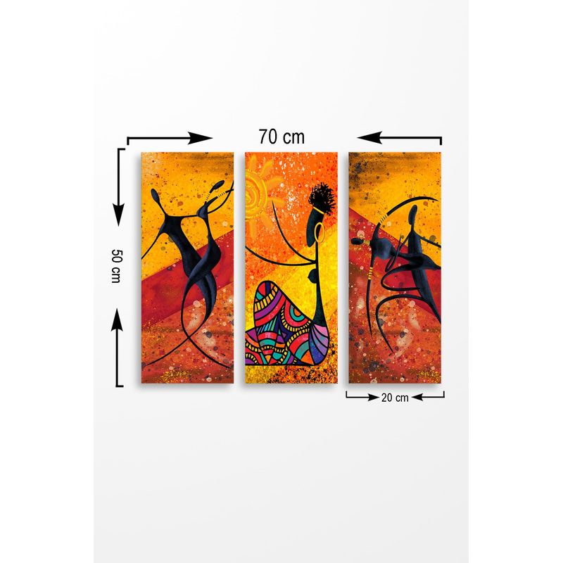 Casa si Gradina - Decoratiuni - Tablouri - Tablou decorativ, Wallxpert, mdf, multicolor, 70x50 cm, set 3 piese, 537MRV5112 - Infinity.ro