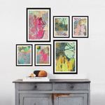 Casa si Gradina - Decoratiuni - Tablouri - Set tablouri decorative, Wallxpert, mdf, multicolor, 4x 24x29 cm, 2x 24x44 cm - Infinity.ro