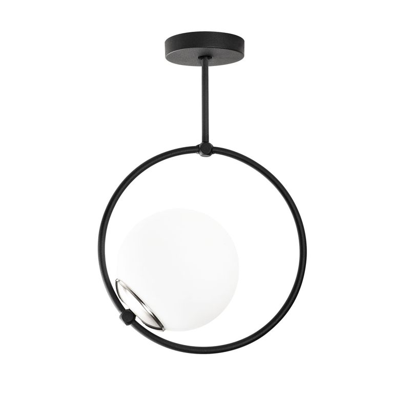 Casa si Gradina - Corpuri si surse de iluminat - Lustre si pendule - Lustra, Opviq, metal, negru alb, 26x15x39 cm - Infinity.ro