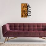 Casa si Gradina - Decoratiuni - Decoratiuni perete - Accesoriu decorativ de perete, Wallxpert, lemn si metal, nuc si negru, 42x58 cm, 899SKL1334 - Infinity.ro
