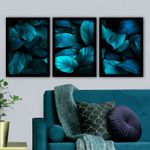 Casa si Gradina - Decoratiuni - Tablouri - Set tablouri decorative cu rama, Wallxpert, mdf, multicolor, 35x45 cm (3 bucati), 364LUL1269 - Infinity.ro