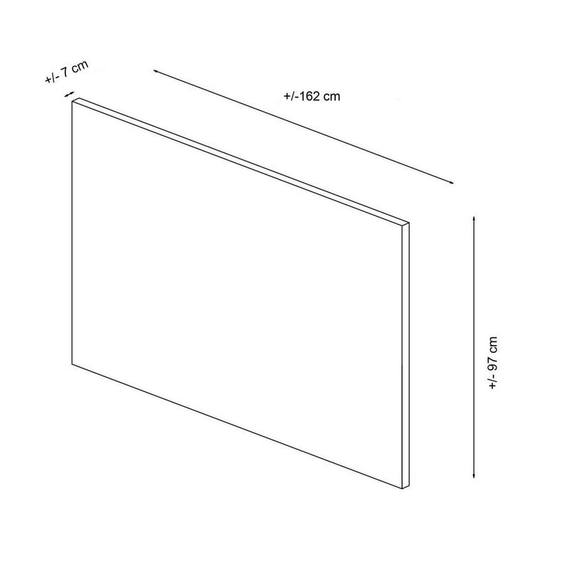 Casa si Gradina - Mobilier - Paturi si accesorii - Accesorii paturi - Perna pentru Tablie pat, alb, 152 cm, piele artificiala - Infinity.ro