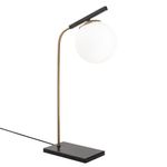 Casa si Gradina - Corpuri si surse de iluminat - Veioze si lampi - Veioze - Veioza, Opviq, metal, auriu negru, 15x26x55 cm - Infinity.ro